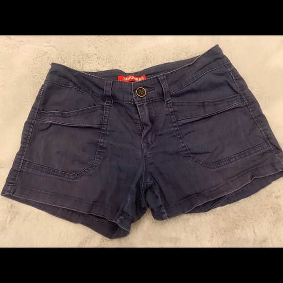 UNIONBAY Pants - Distressed Unionbay Blue Cargo Shorts